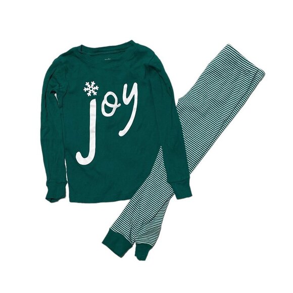 Carter's 2-Piece Holiday 100% Snug Fit Cotton PJs Green - Picture 3 of 3